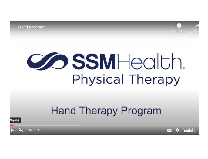 Hand Therapy Program video