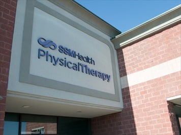Outside front of building