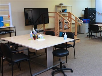 Therapy equipment and treatment area